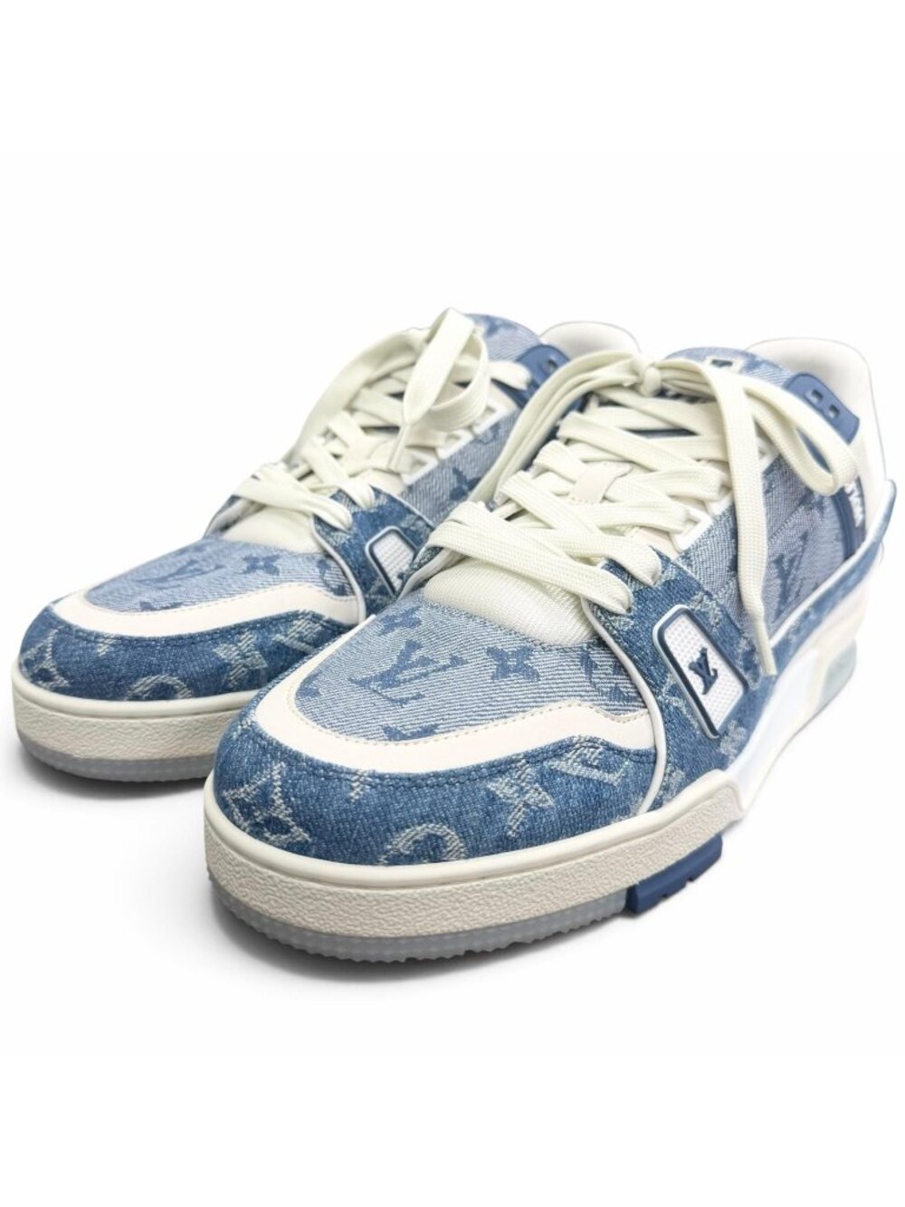 Louis Vuitton LV Trainer Line Monogram Denim Low-Top Sneakers